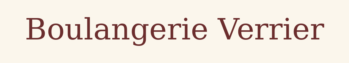 Boulangerie Verrier